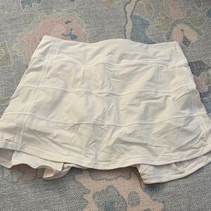 Lululemon White Tennis Skirt